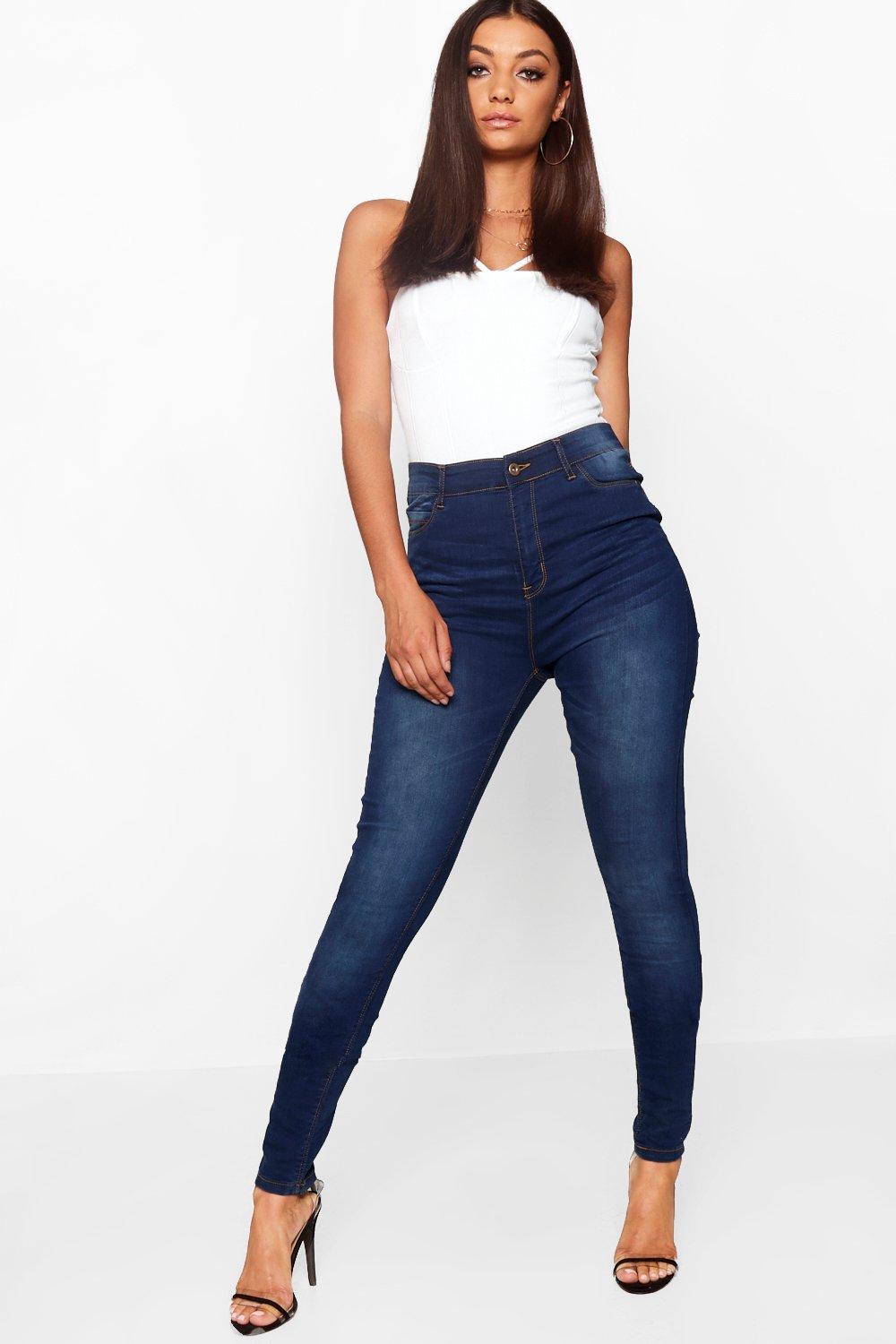 Blue skinny jeans store womens